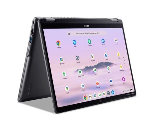 Acer Chromebook CPE584-1N-K10U MediaTek Kompanio Kompanio Ultra 910 14" Touchscreen WQXGA+ 12 GB LPDDR5x-SDRAM 256 GB Flash Wi-Fi 7 (802.11be) ChromeOS Silver