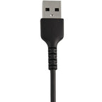 StarTech.com RUSBLTMM30CMB mobile phone cable Black 11.8" (0.3 m) USB A Lightning