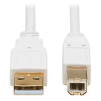 Tripp Lite U022AB-010-WH USB cable USB 2.0 120.1" (3.05 m) USB A USB B White