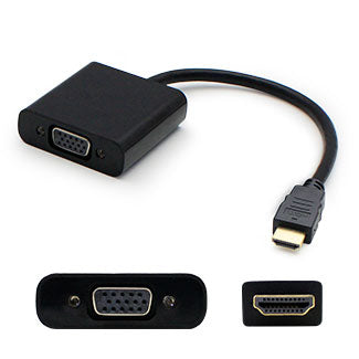 AddOn Networks 701943-001-AO video cable adapter 7.87" (0.2 m) VGA (D-Sub) HDMI Type A (Standard) Black
