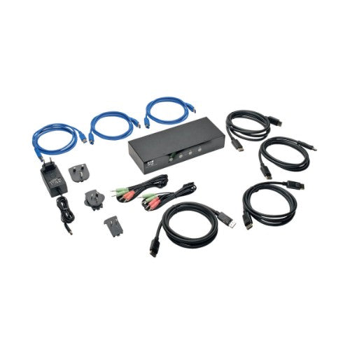 Tripp Lite B004-DPUA4-K KVM switch Black