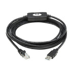 Tripp Lite U009-010-RJ45-X cable gender changer RJ-45 USB 2.0 Type-A Black