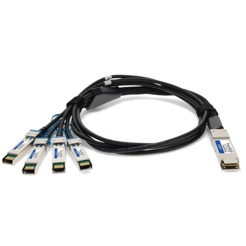 AddOn Networks ADD-Q28ARS28MX-P2M InfiniBand/fibre optic cable 78.7" (2 m) QSFP28 4xSFP28 Black