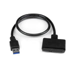 StarTech.com USB3S2SAT3CB laptop dock/port replicator Black