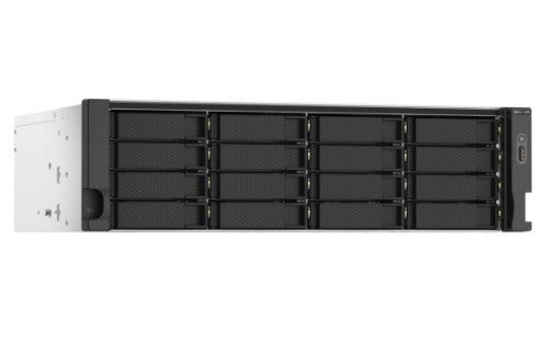 QNAP TS-1673AU-RP-16G NAS/storage server Rack (3U) Ryzen Embedded V1500B 16 GB DDR4 0 TB QNAP QTS Black, Gray