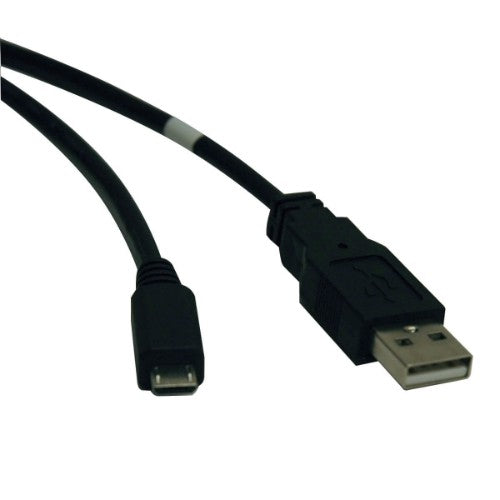 Tripp Lite U050-003 USB cable USB 2.0 35.8" (0.91 m) USB A Micro-USB B 0.48 Gbit/s Black