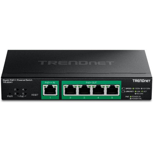 Trendnet TPE-B541 network switch Managed Gigabit Ethernet (10/100/1000) Power over Ethernet (PoE) Black