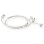 AddOn Networks USB2LGTCM1MW USB cable USB 2.0 39.4" (1 m) USB A USB C/Micro-USB B/Lightning White