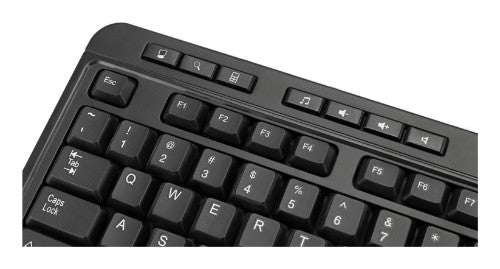 Adesso WKB-1320CB-TAA keyboard Mouse included Home/Office USB US English Black