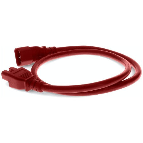 AddOn Networks ADD-C142C1514AWG1FTRD power cable Red 11.8" (0.3 m) C15 coupler C14 coupler
