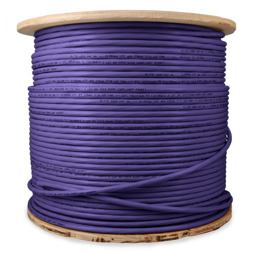 AddOn Networks ADD-CAT6ABULK1K-PE networking cable Purple 11999.6" (304.8 m) Cat6a U/UTP (UTP)