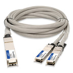 AddOn Networks MCP7Y10-N001-AO InfiniBand/fibre optic cable 39.4" (1 m) OSFP 2x QSFP112 DAC Gray
