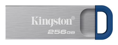 Kingston Technology DataTraveler Kyson USB flash drive 256 GB USB Type-A 3.2 Gen 1 (3.1 Gen 1) Stainless steel