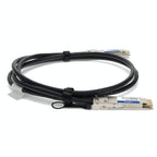 AddOn Networks CAB-D-D-400G-0-5M-AO InfiniBand/fibre optic cable 19.7" (0.5 m) QSFP-DD Black