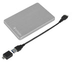 Verbatim Store 'n' Go ALU Slim external hard drive 1 TB Silver