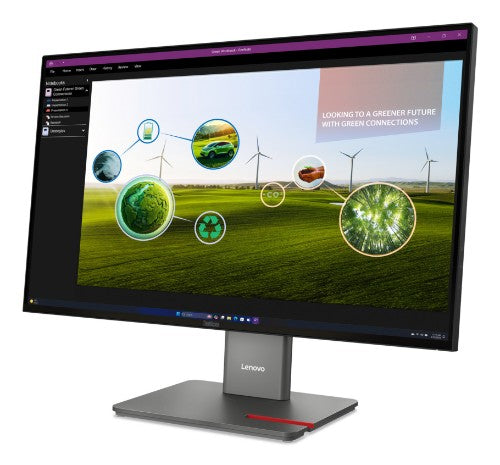 Lenovo ThinkVision P27Q-40 computer monitor 27" 2560 x 1440 pixels Wide Quad HD LED Black