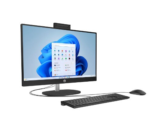 HP All-in-One 24-cr0140 PC AMD Ryzen™ 5 23.8" 1920 x 1080 pixels 16 GB LPDDR5-SDRAM Black