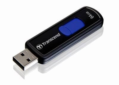 Transcend JetFlash elite JetFlash 760, 64GB USB flash drive USB Type-A 3.2 Gen 1 (3.1 Gen 1) Black, Blue