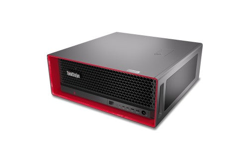 Lenovo ThinkStation P5 Intel Xeon W w3-2425 32 GB DDR5-SDRAM 512 GB SSD NVIDIA Quadro T1000 Windows 11 Pro for Workstations Tower Workstation Black, Red