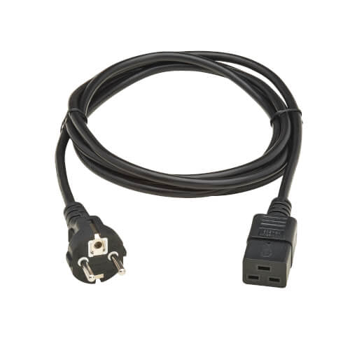 Eaton P050-2P5M-EU power cable Black 98.4" (2.5 m) CEE7/7 IEC C19