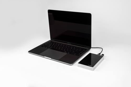 Rocstor Rocsecure EX31, 2TB HDD external hard drive Black, White