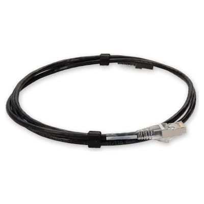 AddOn Networks ADD-6FSLCAT6A-BK networking cable Black 70.9" (1.8 m) Cat6a U/UTP (UTP)