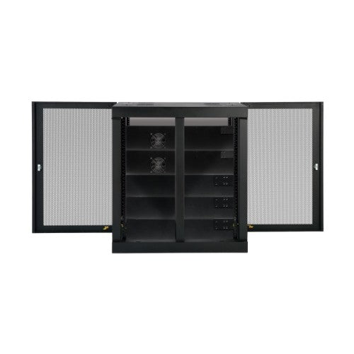 Tripp Lite SRW18UHD rack cabinet 18U Wall mounted rack Black