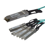 StarTech.com QSFP4X10GAO7 InfiniBand/fibre optic cable 275.6" (7 m) QSFP+ 4x SFP+ Black