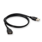AddOn Networks USBEXTAA5MF USB cable USB 2.0 59.8" (1.52 m) USB A Black