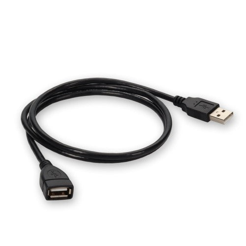 AddOn Networks USBEXTAA5MF USB cable USB 2.0 59.8" (1.52 m) USB A Black