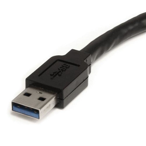StarTech.com USB3AAEXT10M USB cable USB 3.2 Gen 1 (3.1 Gen 1) 393.7" (10 m) USB A 5 Gbit/s Black