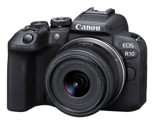 Canon EOS R10 RF-S18-45mm F4.5-6.3 IS STM MILC Body 24.2 MP CMOS 6000 x 4000 pixels Black