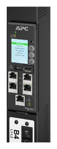 APC NetShelter Rack PDU Advanced Gen 2, Switched, 3Phase, 22.1kW 400V 32A or 17.3kW 415V 30A, 530P6, 48 Outlet power distribution unit (PDU) 42 AC outlet(s) 0U Black
