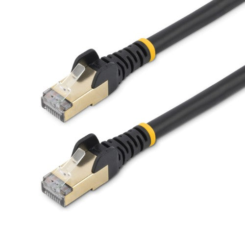 StarTech.com C6ASPAT12BK networking cable Black 145.7" (3.7 m) Cat6a