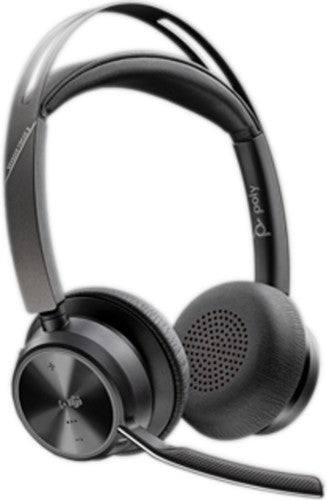 HP Poly Voyager Focus 2 Microsoft Teams Certified USB-C-C Headset +USB-C/A Adapter TAA