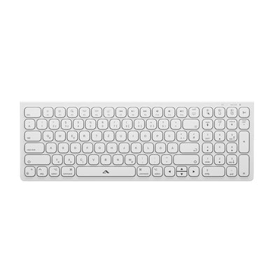 ALOGIC ASKBT2MCWH keyboard Mouse included Home/Office Bluetooth QWERTY English White