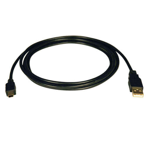 Tripp Lite U030-006 USB cable USB 2.0 72" (1.83 m) USB A Mini-USB B 0.48 Gbit/s Black