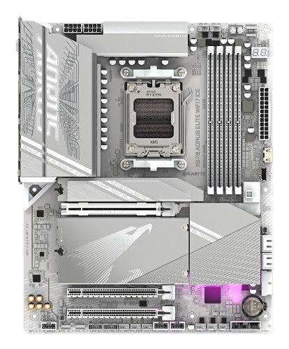 GIGABYTE X870 AORUS ELITE WIFI7 ICE AMD X870 Socket AM5 ATX