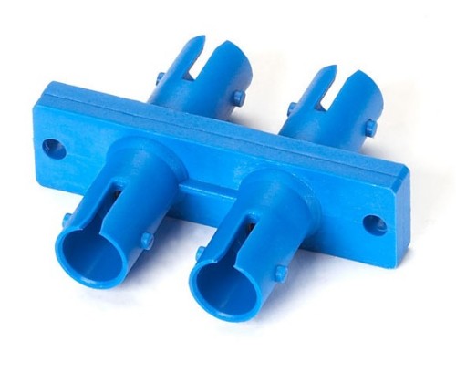 Axiom ST/ST fiber optic adapter Blue
