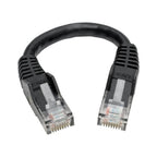 Tripp Lite N201-06N-BK networking cable Black 5.91" (0.15 m) Cat6 U/UTP (UTP)