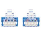 Tripp Lite N200-UR6N-BL networking cable Blue 7.87" (0.2 m) Cat6 U/UTP (UTP)