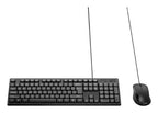 Belkin BBZ014TT keyboard Mouse included Universal USB AZERTY English Black