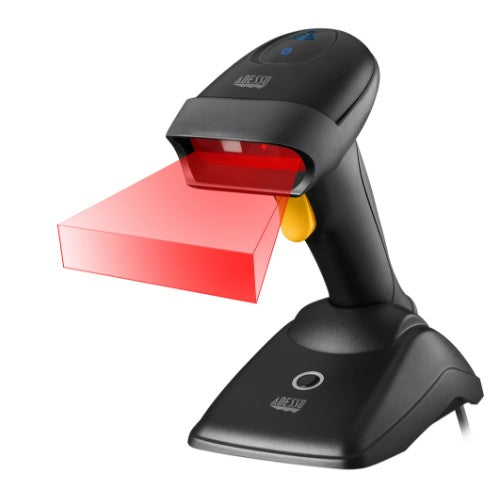Adesso NUSCAN 2500 barcode reader Handheld bar code reader 1D/2D CMOS Black