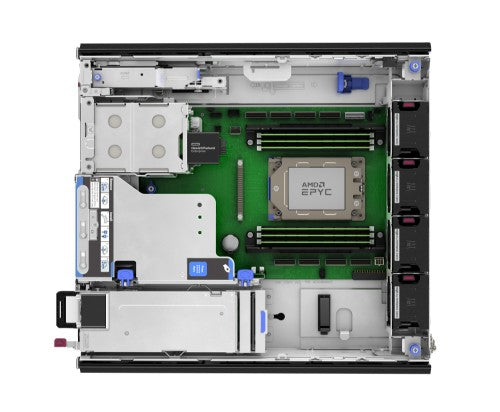 HPE ProLiant DL145 Gen11 8024P 2.4GHz 8c 1P 1x16GB-R 2SFF 1x480GB SSD NC BCM5719 1x700W PS NA Server