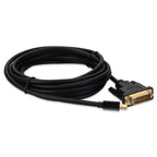 AddOn Networks MINIDP2DVI10F video cable adapter 122" (3.1 m) Mini DisplayPort DVI-D Black