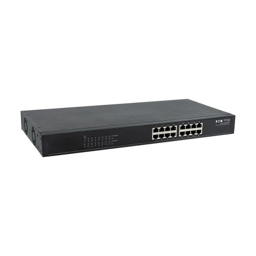 Eaton NG16POE-1 network switch Unmanaged Gigabit Ethernet (10/100/1000) Power over Ethernet (PoE) 1U Black