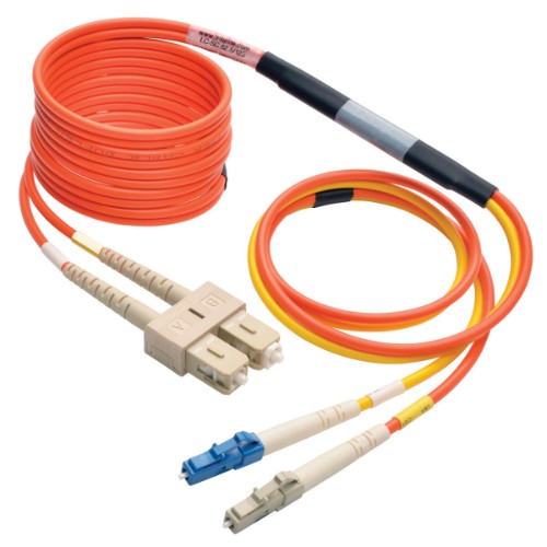 Tripp Lite N425-02M InfiniBand/fibre optic cable 78.7" (2 m) LC SC Gray, Orange, Yellow