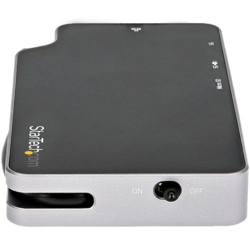 StarTech.com CDP2HVGUASPD laptop dock/port replicator Wired USB 3.2 Gen 2 (3.1 Gen 2) Type-C Black, Gray