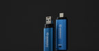 Kingston Technology IronKey Vault Privacy 50 USB flash drive 256 GB USB Type-A 3.2 Gen 1 (3.1 Gen 1) Black, Blue