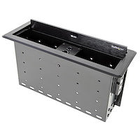 StarTech.com BOX4MODULE cable organizer Desk Cable box Black 1 pc(s)